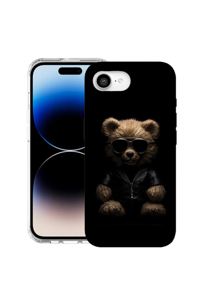 bestcase Carcasă antișoc MagSafe TPU pentru Apple iPhone 16e, model ursuleț, ...