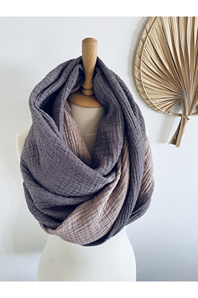 LeBohas Oversize Pamuk Atkı Yumuşacık Kadın Erkek Kış Atkılar 60x235 cm