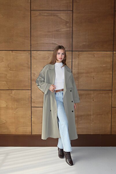 FATOŞ BUTİİK Uzun Trençkot