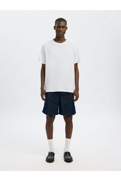 Selected Homme T-Shirt Flammengarn Baumwoll