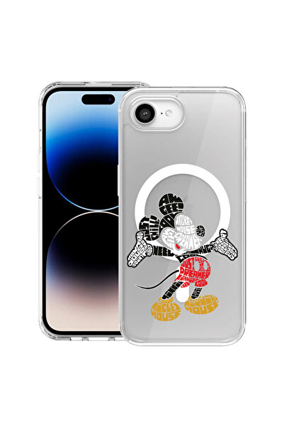 bestcase Θήκη MagSafe Anti Shock TPU για Apple iPhone 16e, Καλλιγραφία Mickey...