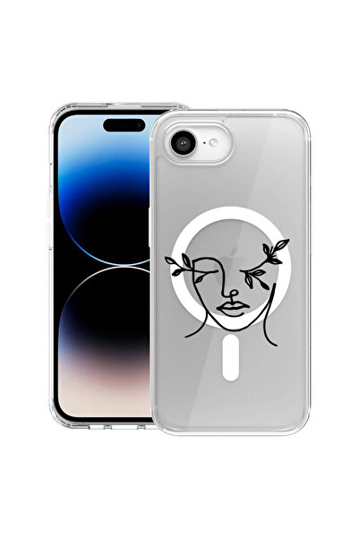 bestcase Θήκη MagSafe Anti Shock TPU για Apple iPhone 16e, Γυναικεία Αφηρημέν...