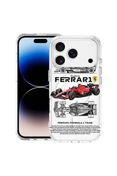 bestcase Carcasă antișoc MagSafe TPU pentru Apple iPhone 17 Pro, Ferrari Scud...