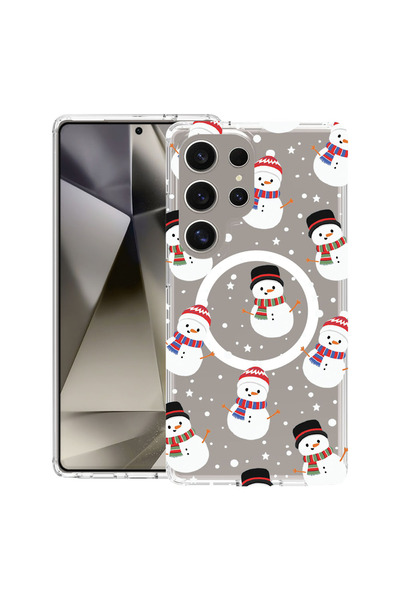 bestcase Carcasă antișoc MagSafe TPU pentru Samsung Galaxy S25 Ultra, Om de z...