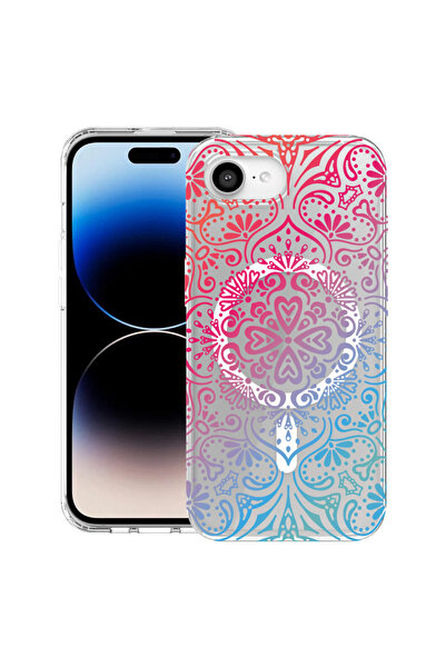 bestcase Carcasă antișoc MagSafe TPU pentru Apple iPhone 16e, culoare Mandala...