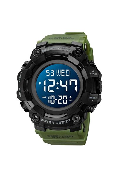 Skmei Men's Watch Sport Digital Stopwatch Alarm Light Military