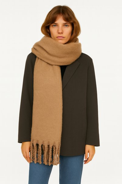 Hat Town Eșarfă unisex de culoare uni