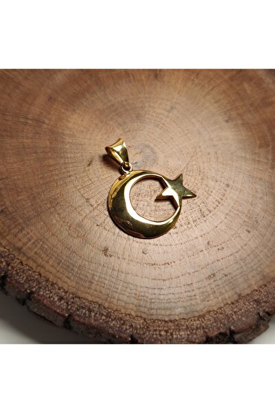 GoldRey Jewellery Ay Yıldız Kolye Ucu 925 Ayar Gümüş