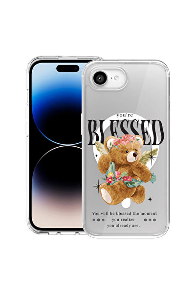 bestcase Carcasă antișoc MagSafe TPU pentru Apple iPhone 16e, Teddy Bear Bles...