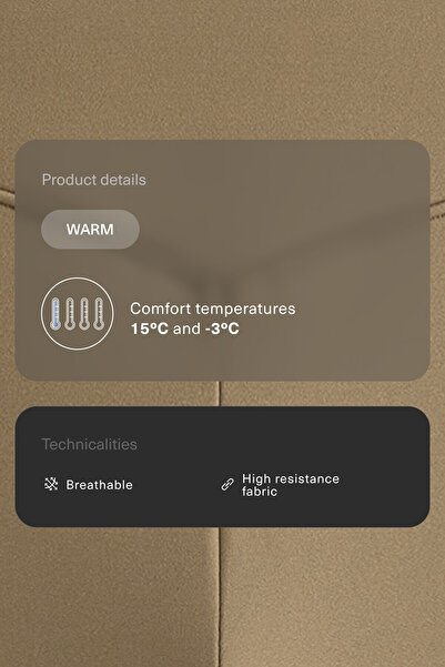 Oysho Bilek hizasında yüksek belli Warm cepli tayt 70 cm