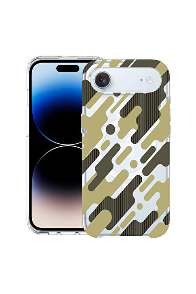 bestcase Θήκη MagSafe Anti Shock TPU για Apple iPhone 17 Air, Πράσινο καμουφλ...