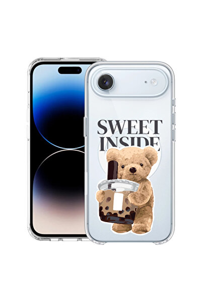 bestcase Carcasă antișoc MagSafe TPU pentru Apple iPhone 17 Air, Teddy Bear S...