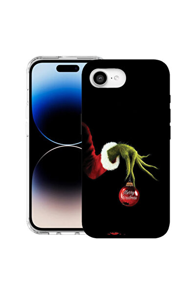 bestcase Carcasă antișoc MagSafe TPU pentru Apple iPhone 16e, Grinch de Crăci...