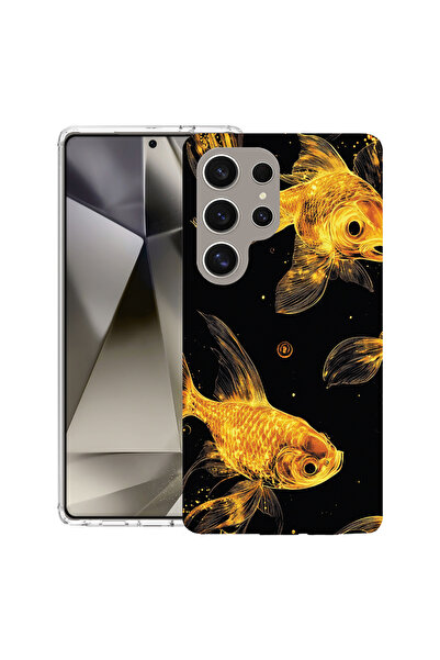 bestcase Θήκη MagSafe Anti Shock TPU για Samsung Galaxy S25 Ultra, Χρυσά Ψάρι...