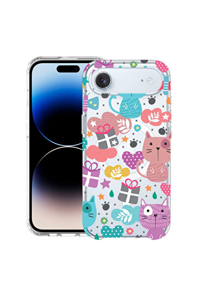 bestcase Carcasă antișoc MagSafe TPU pentru Apple iPhone 17 Air, Lovely Cat, ...