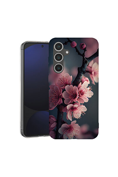 bestcase Carcasă antișoc MagSafe TPU pentru Samsung Galaxy A55, Cherry Blosso...