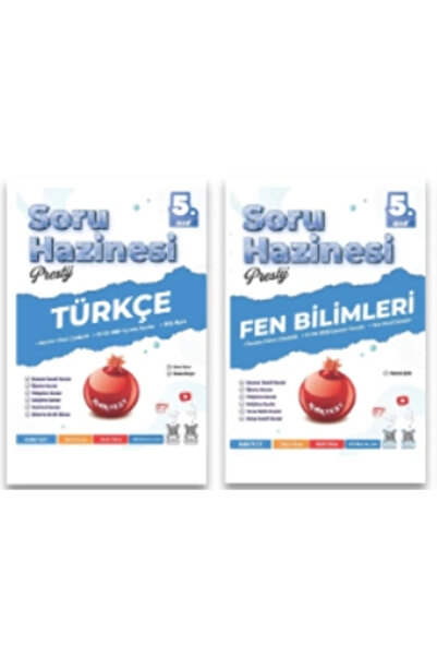 Nartest Yayınları 5.SINIF PRESTİJ TÜRKÇE - FEN BİLİMLERİ SORU HAZİNESİ