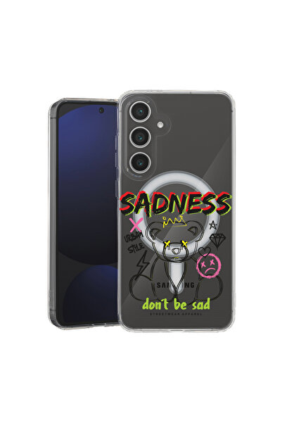 bestcase Carcasă antișoc MagSafe TPU pentru Samsung Galaxy A35, Teddy Bear Sa...