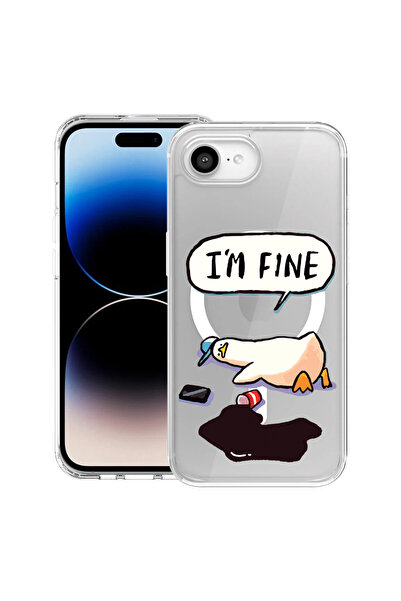 bestcase Θήκη MagSafe Anti Shock TPU για Apple iPhone 16e, Duck Life - I'm Fi...