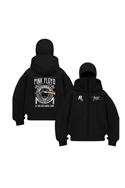 Touz Moda Φούτερ με κουκούλα Ninja με στάμπα Balaclava Rock Series