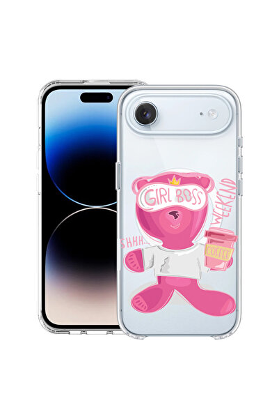 bestcase Θήκη MagSafe Anti Shock TPU για Apple iPhone 17 Air, Αρκουδάκι - Gri...