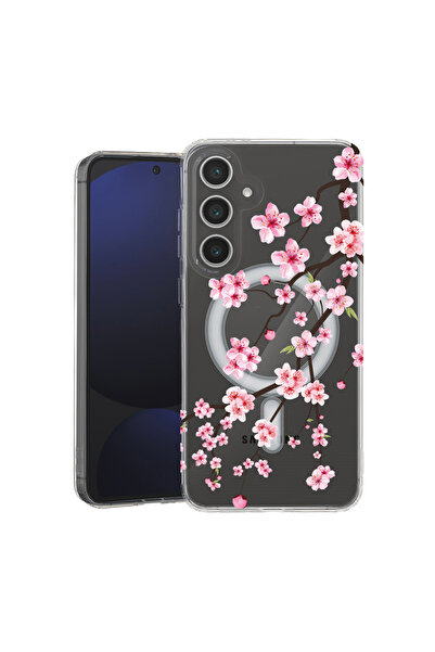 bestcase Carcasă antișoc MagSafe TPU pentru Samsung Galaxy A35, cireș japonez...