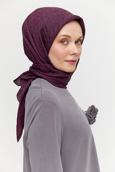 Setrms Yuvarlak Desenli Viskon Eşarp