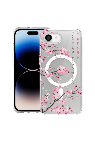 bestcase Θήκη MagSafe Anti Shock TPU για Apple iPhone 16e, Cherry Blossom, 19...