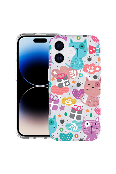 bestcase Carcasă antișoc MagSafe TPU pentru Apple iPhone 17, Lovely Cat, 2087...