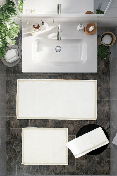 LEYDİ HOME Nill 3 Parça Banyo Paspas Takımı