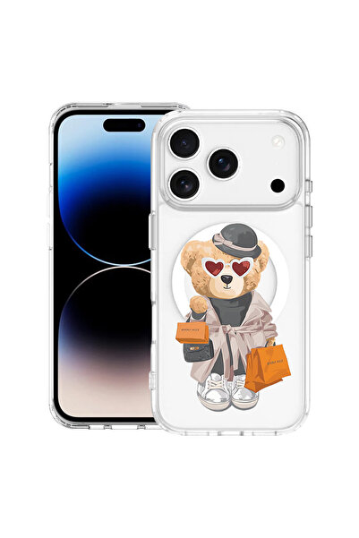 bestcase Θήκη MagSafe Anti Shock TPU για Apple iPhone 17 Pro Max, Teddy Bear ...