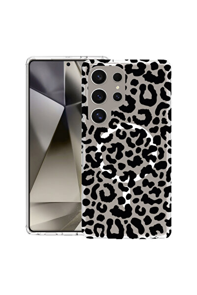bestcase Θήκη MagSafe Anti Shock TPU για Samsung Galaxy S25 Ultra, Λεοπάρ, 20...