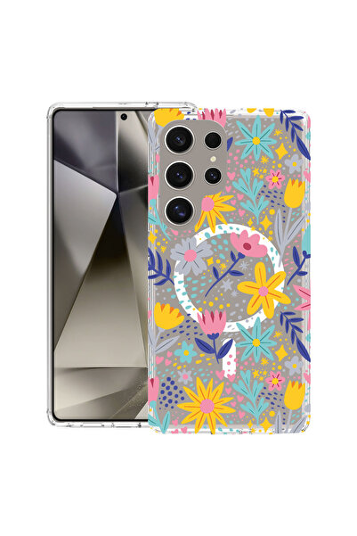 bestcase MagSafe удароустойчив TPU калъф за Samsung Galaxy S25 Ultra, цвят Li...