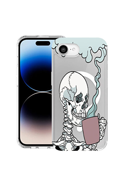 bestcase Θήκη MagSafe Anti Shock TPU για Apple iPhone 16e, Skull, 1988339 AS 252