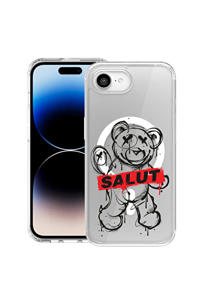 bestcase Θήκη MagSafe Anti Shock TPU για Apple iPhone 16e, Teddy Bear Salut, ...