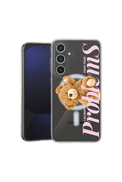 bestcase Carcasă antișoc MagSafe TPU pentru Samsung Galaxy A36 5G, Ursuleț de...