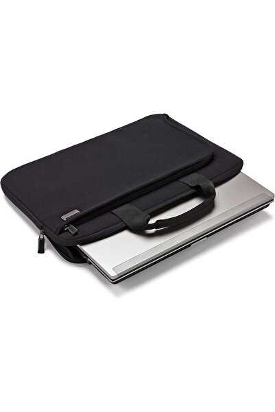 Dicota أكمام كمبيوتر محمول مصنوعة من مادة النيوبرين مع مقابض، مقاومة للماء، لون أسود (14-14.1 بوصة)