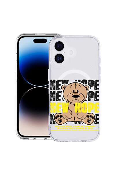 bestcase Carcasă antișoc MagSafe TPU pentru Apple iPhone 17, Teddy Bear New H...
