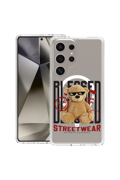 bestcase Θήκη MagSafe Anti Shock TPU για Samsung Galaxy S25 Ultra, Teddy Bear...
