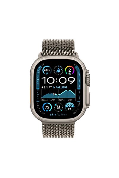 Apple Watch Ultra 2 GPS + Cellular 49mm Titanium Case with Titanium Milanese Loop