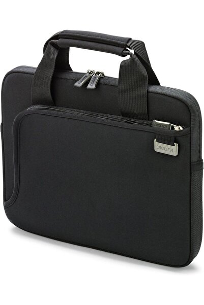 Dicota أكمام كمبيوتر محمول مصنوعة من مادة النيوبرين مع مقابض، مقاومة للماء، لون أسود (14-14.1 بوصة)