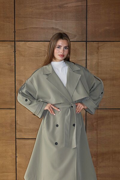 FATOŞ BUTİİK Uzun Trençkot