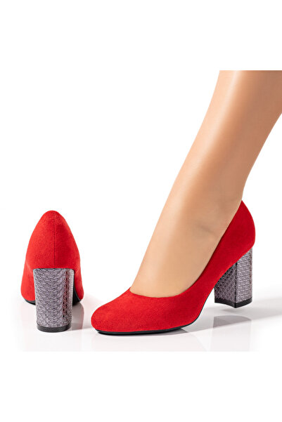 BMoD Red suede women's heeled shoes MOD02830