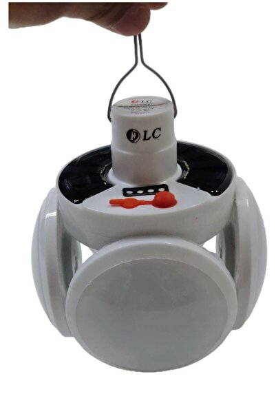 DLC مصباح شحن طوارئ يعمل بالطاقة الشمسية، 20 واط، تيار مستمر 3.7 فولت، DLC-32802