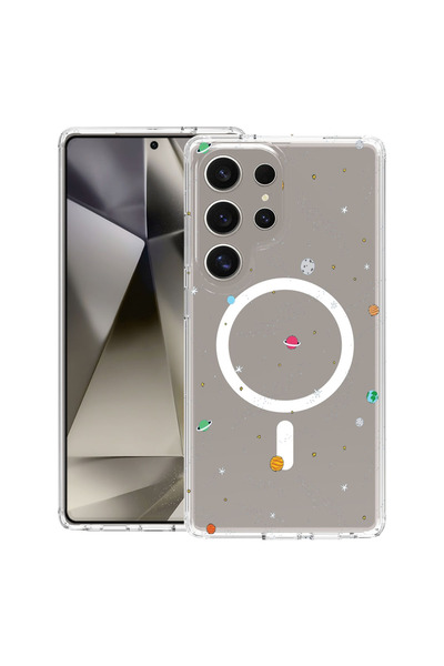 bestcase Carcasă antișoc MagSafe TPU pentru Samsung Galaxy S25 Ultra, Univers...