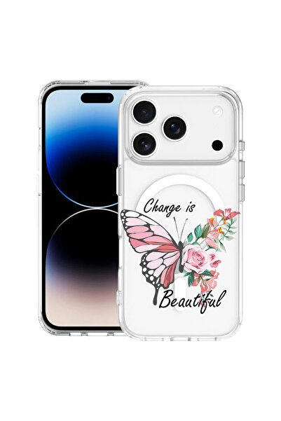 bestcase Θήκη MagSafe Anti Shock TPU για Apple iPhone 17 Pro, Change is Beuti...