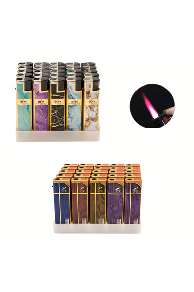 JML 50 de Brichete Antivant 8x2cm Metalica elegante Reîncărcabila model de jos in poza