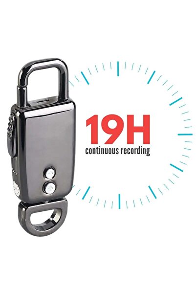 iUni Reportofon breloc BR11, 8GB, player MP3, negru