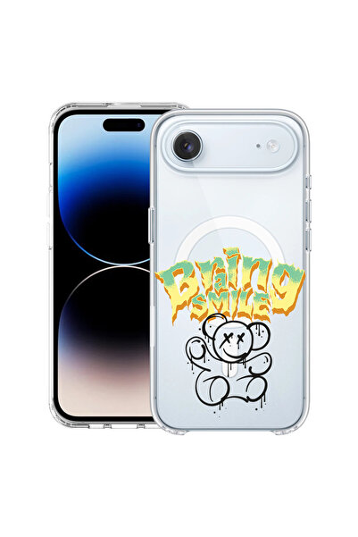 bestcase Carcasă antișoc MagSafe TPU pentru Apple iPhone 17 Air, zâmbet de ur...