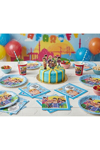 VELONZAL Rafadan Tayfa Temalı Kağıt Peçete-Doğum Günü,Parti,Kutlama Peçetesi-16'lı Paket